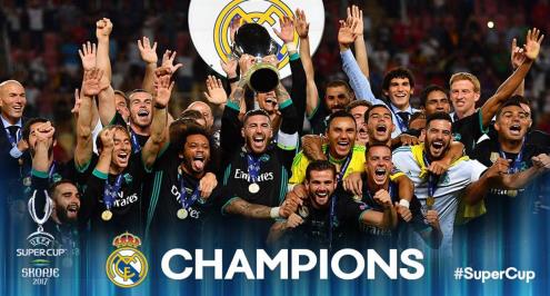 ريال مدريد بطلا للسوبر الأوروبي.. استثناء زيدان وصدمة جديدة لمورينيو